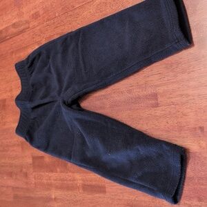 Kids Navy Fleece Pants